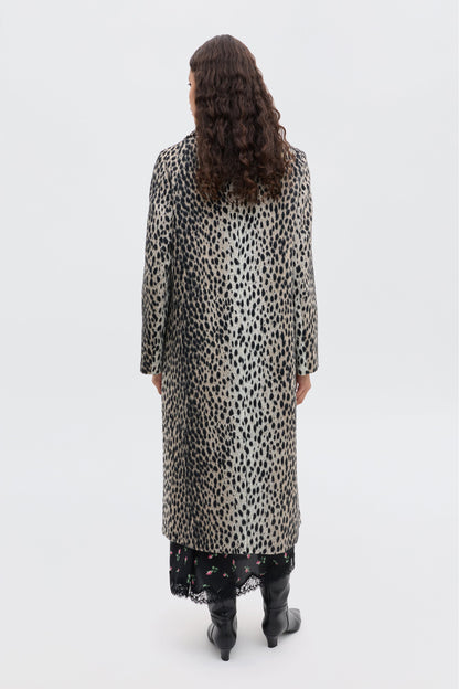 Rosemary - Antelope Spot Jacquard Black