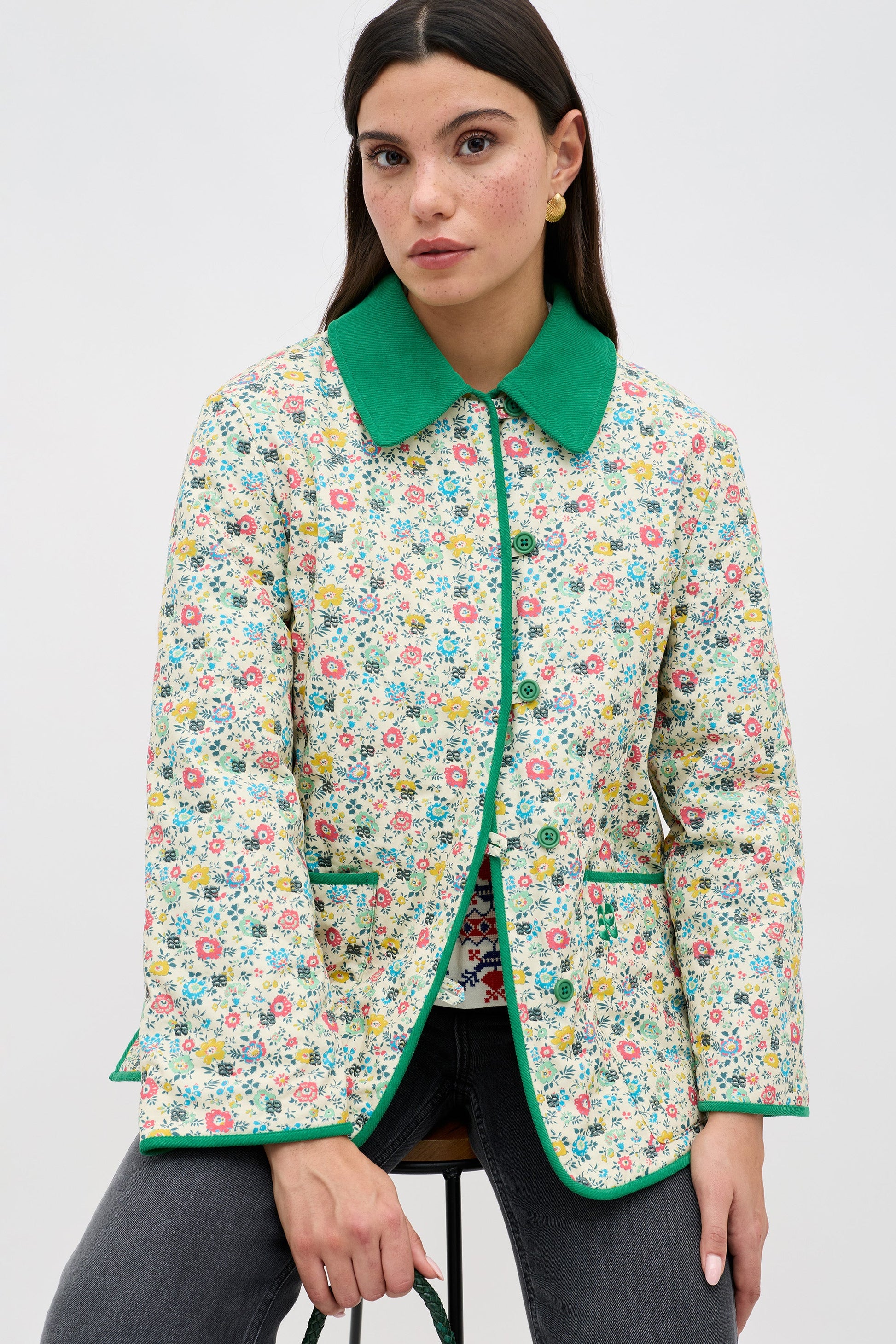 Earla - Amalfi Floral Cream