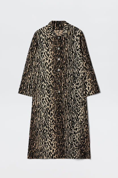 Jacoba  -  Bohemia Leopard Jacquard Brown