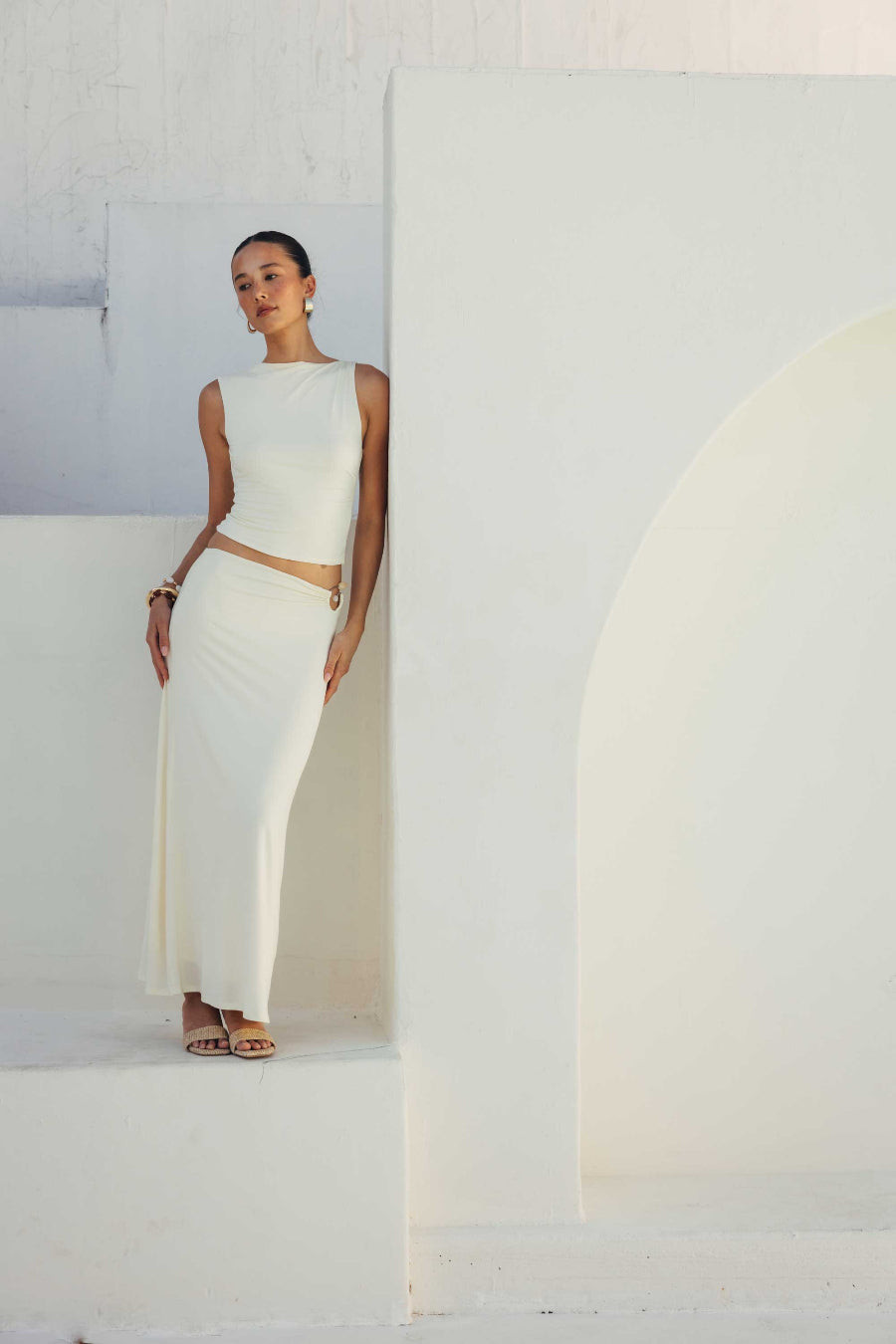 Solana Detailed Maxi Skirt