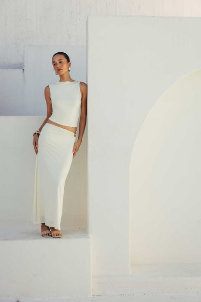 Solana Detailed Maxi Skirt