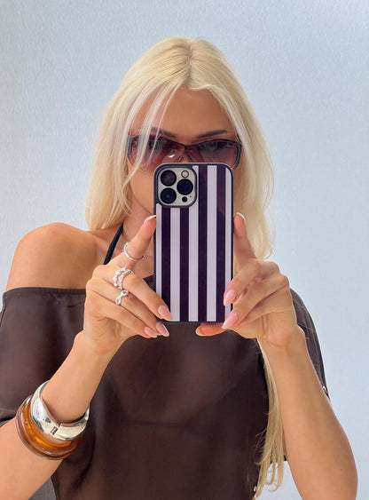 Baby Steps iPhone Case Purple / Chocolate