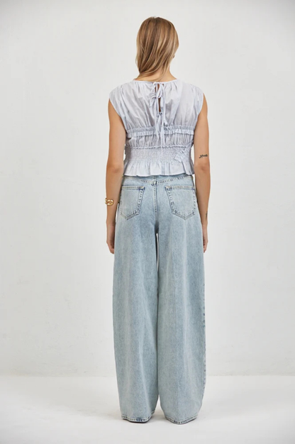 Jeanie Ruffle Top