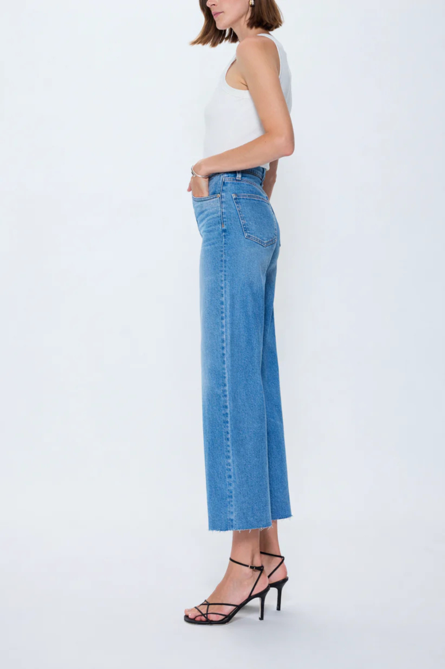 Lana Crop High Rise Ultra Wide Leg - Wild Heart