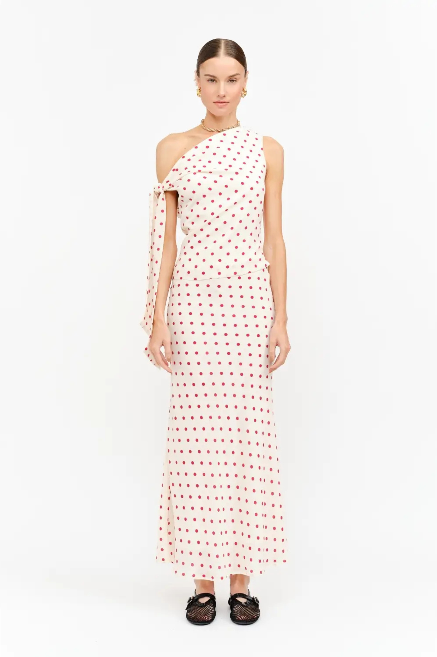 Celestine Dot Top