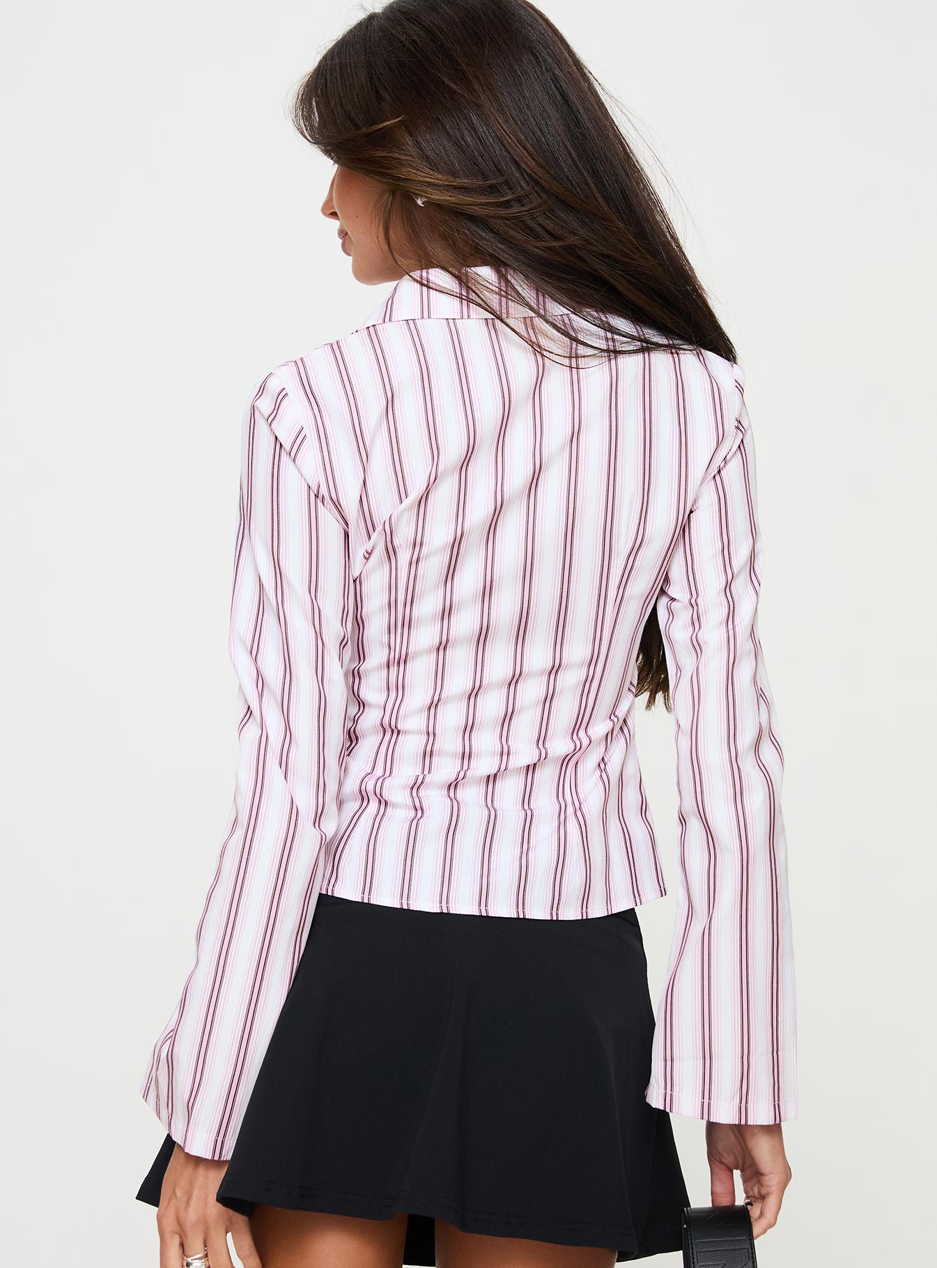 Anni Pinstripe Shirt Pink