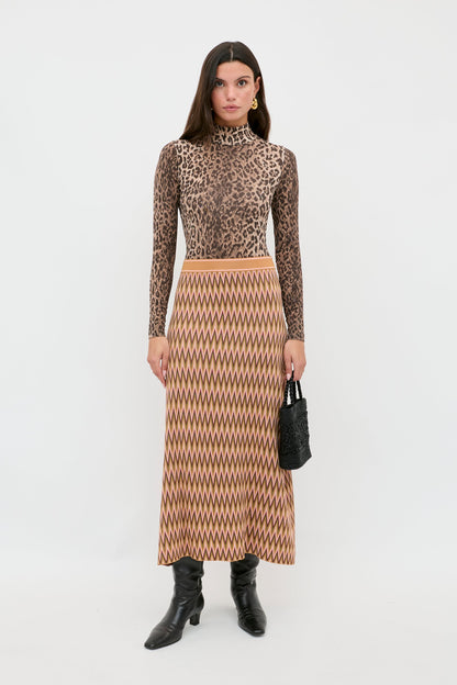 Polo - Leopard Brown