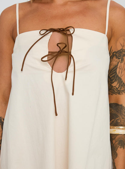 Belong Together Mini Dress Cream