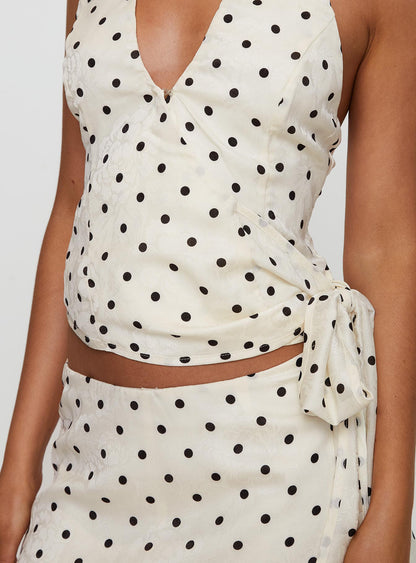 Beffanie Halter Wrap Set Polka Dot