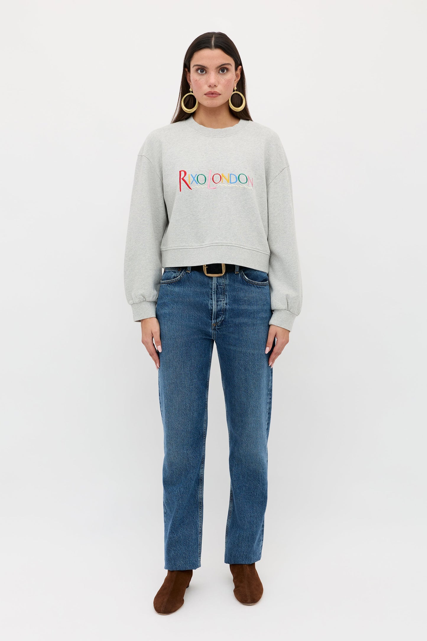Jetta  -  London Embroidery Grey