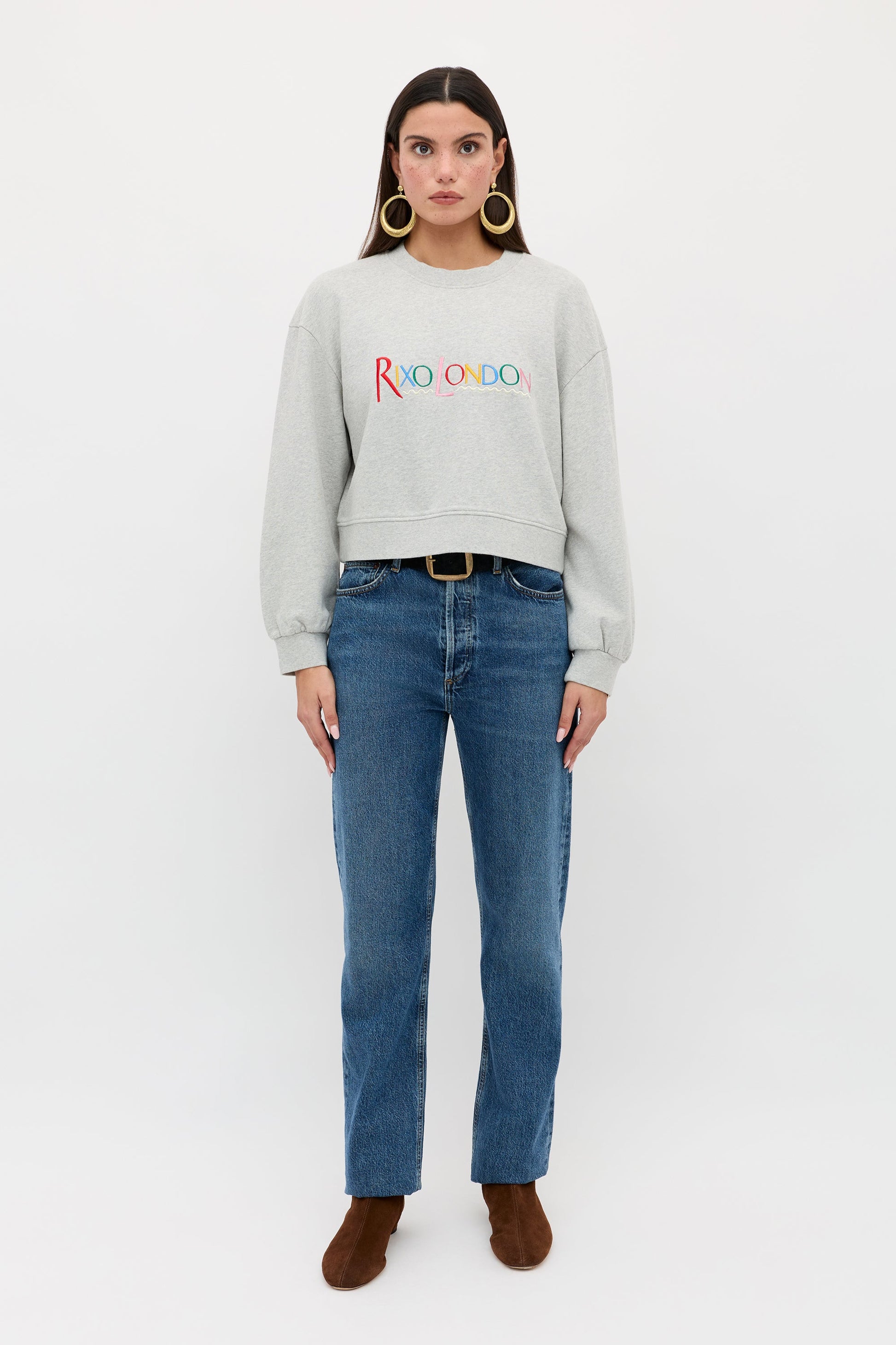 Jetta  -  London Embroidery Grey