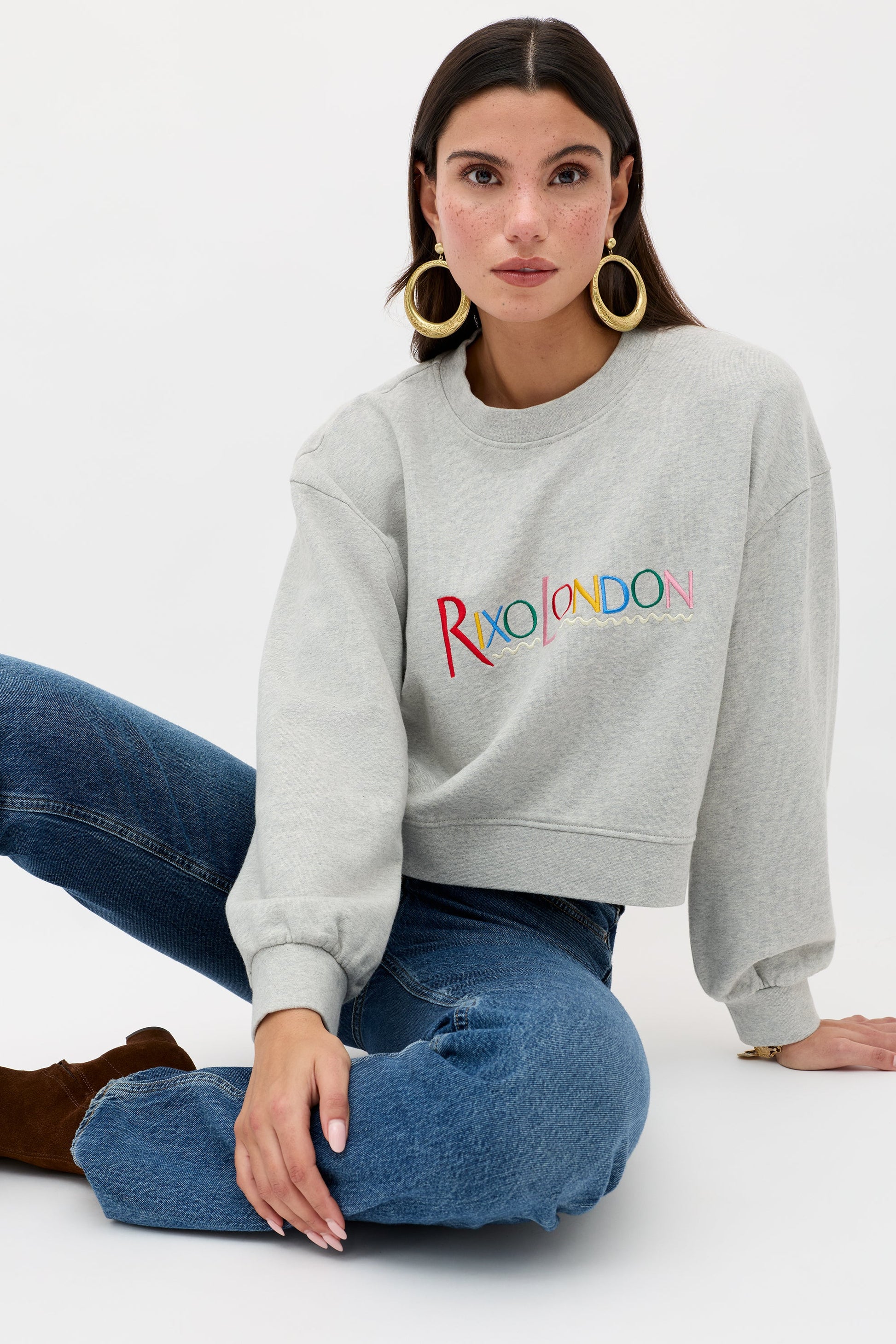 Jetta  -  London Embroidery Grey