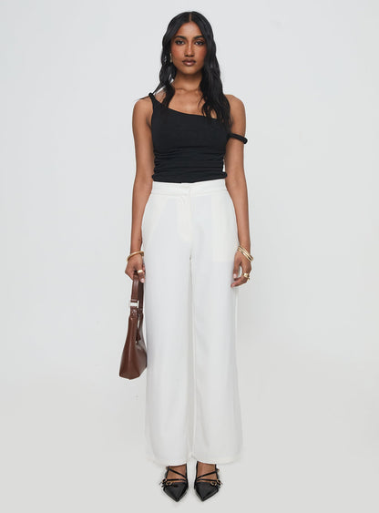 Burnette Pants White