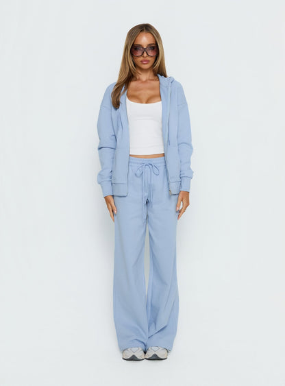 All Day Oversized Hoodie Icy Blue