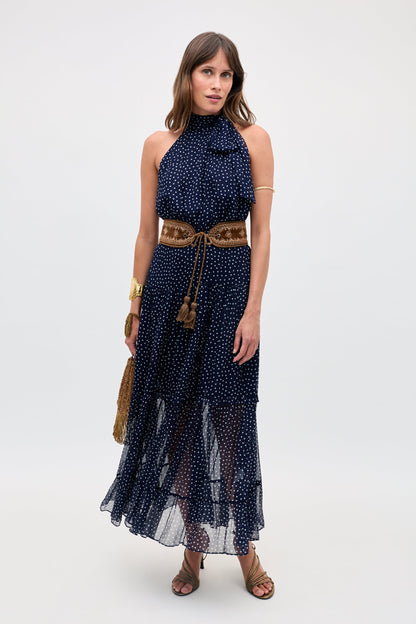 Abi - Mini Navy Polka Dot