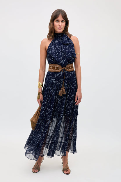 Abi - Mini Navy Polka Dot