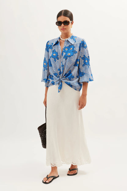 Blake  -  Milos Floral Blue