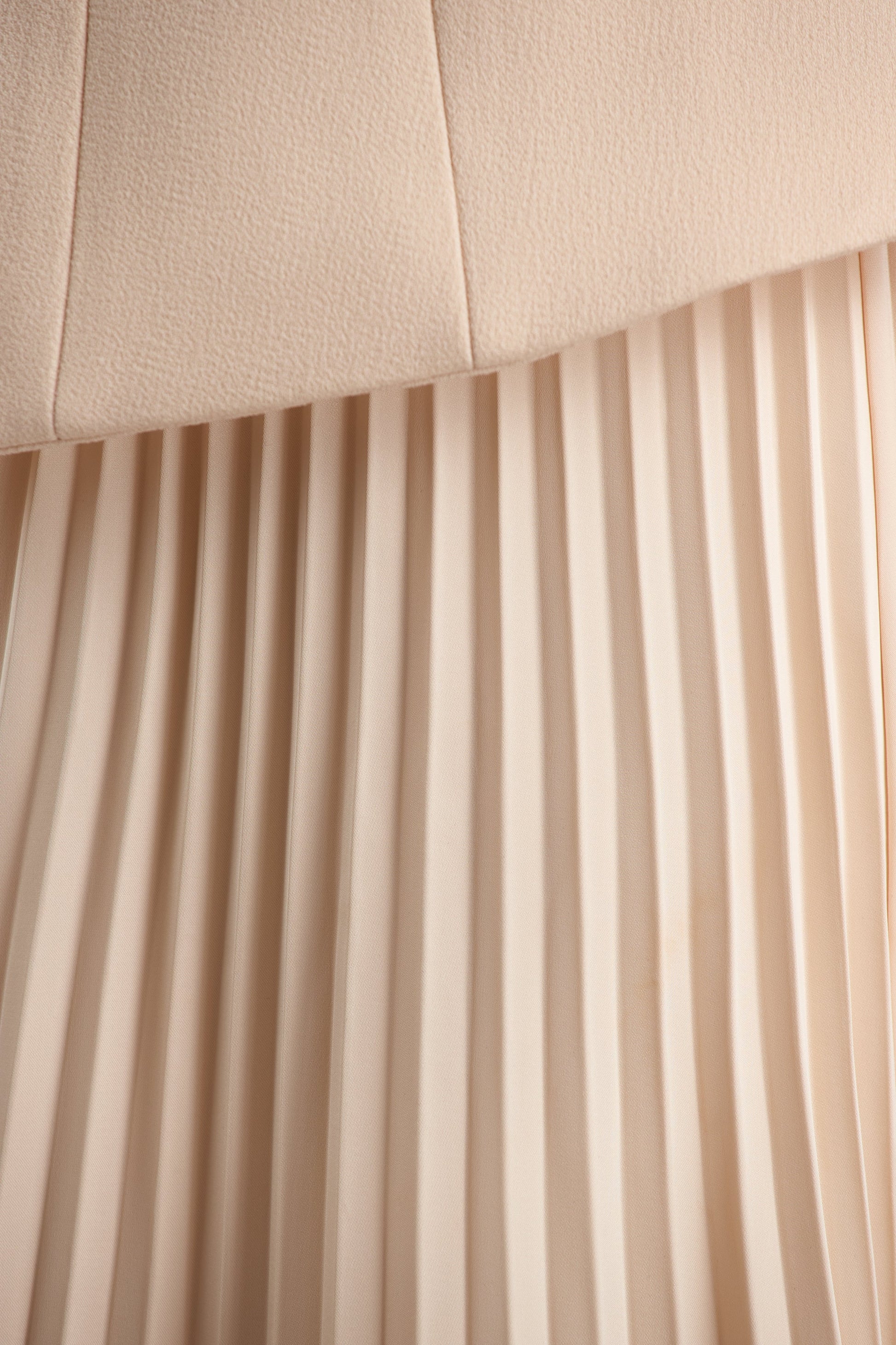 Feeling Good | Nude Bandeau Jumpsuit With Pleated Trouser