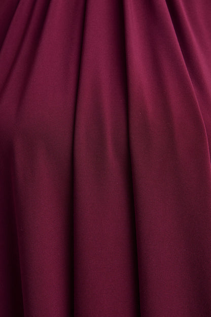 Jadzia | Burgundy Halter-Neck Jumpsuit