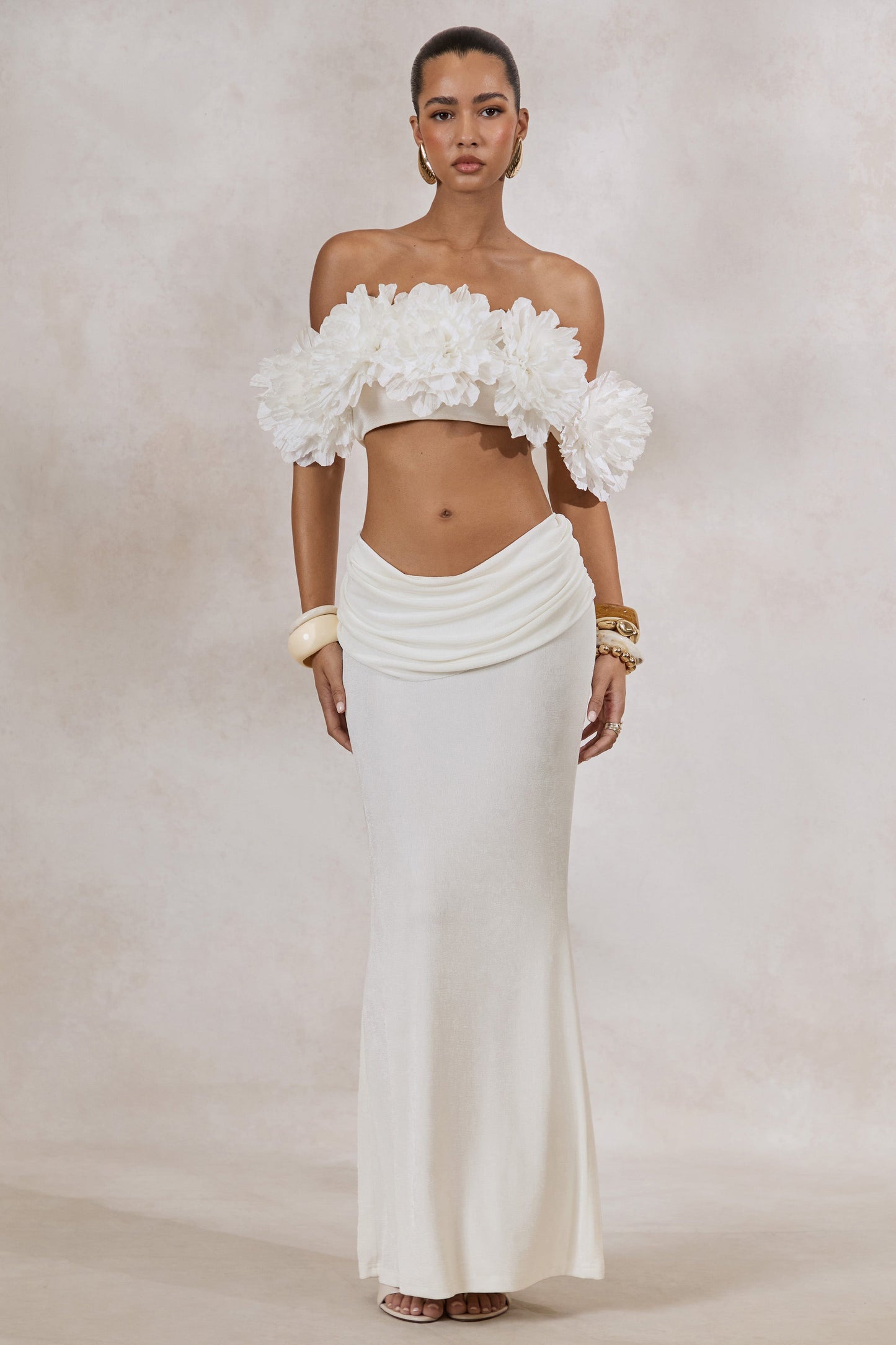 Arwenne | White Maxi Skirt