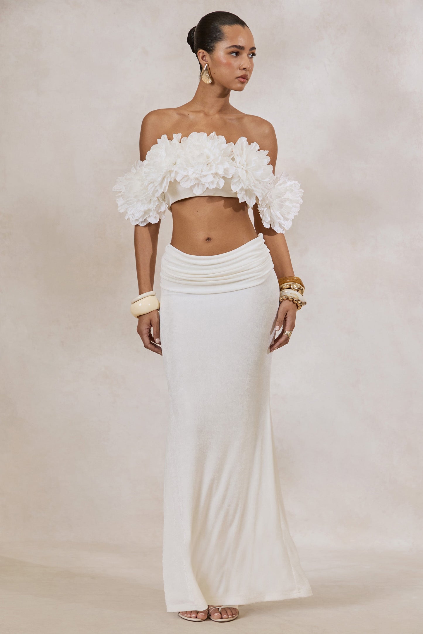 Arwenne | White Maxi Skirt