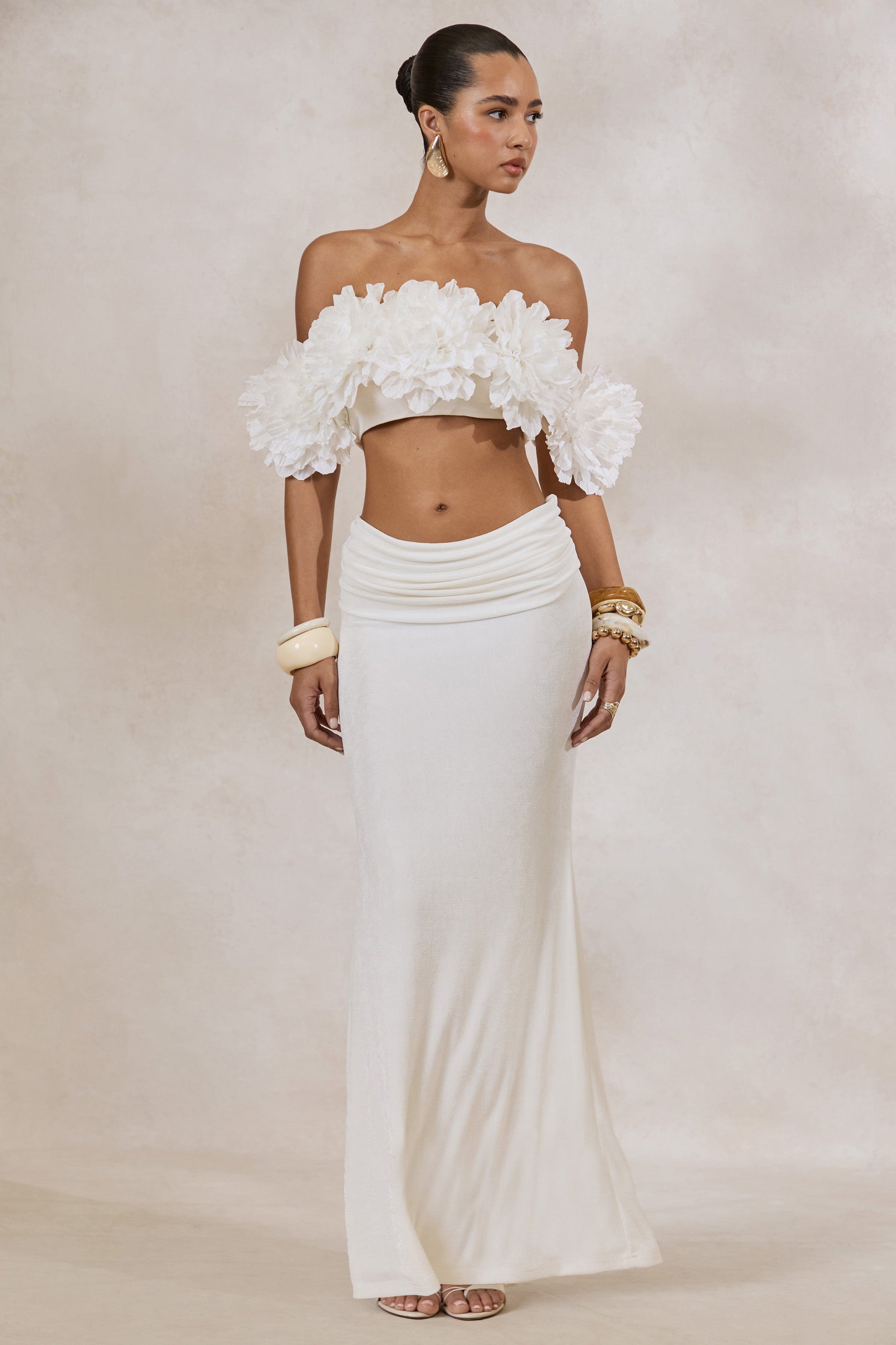 Arwenne | White Maxi Skirt