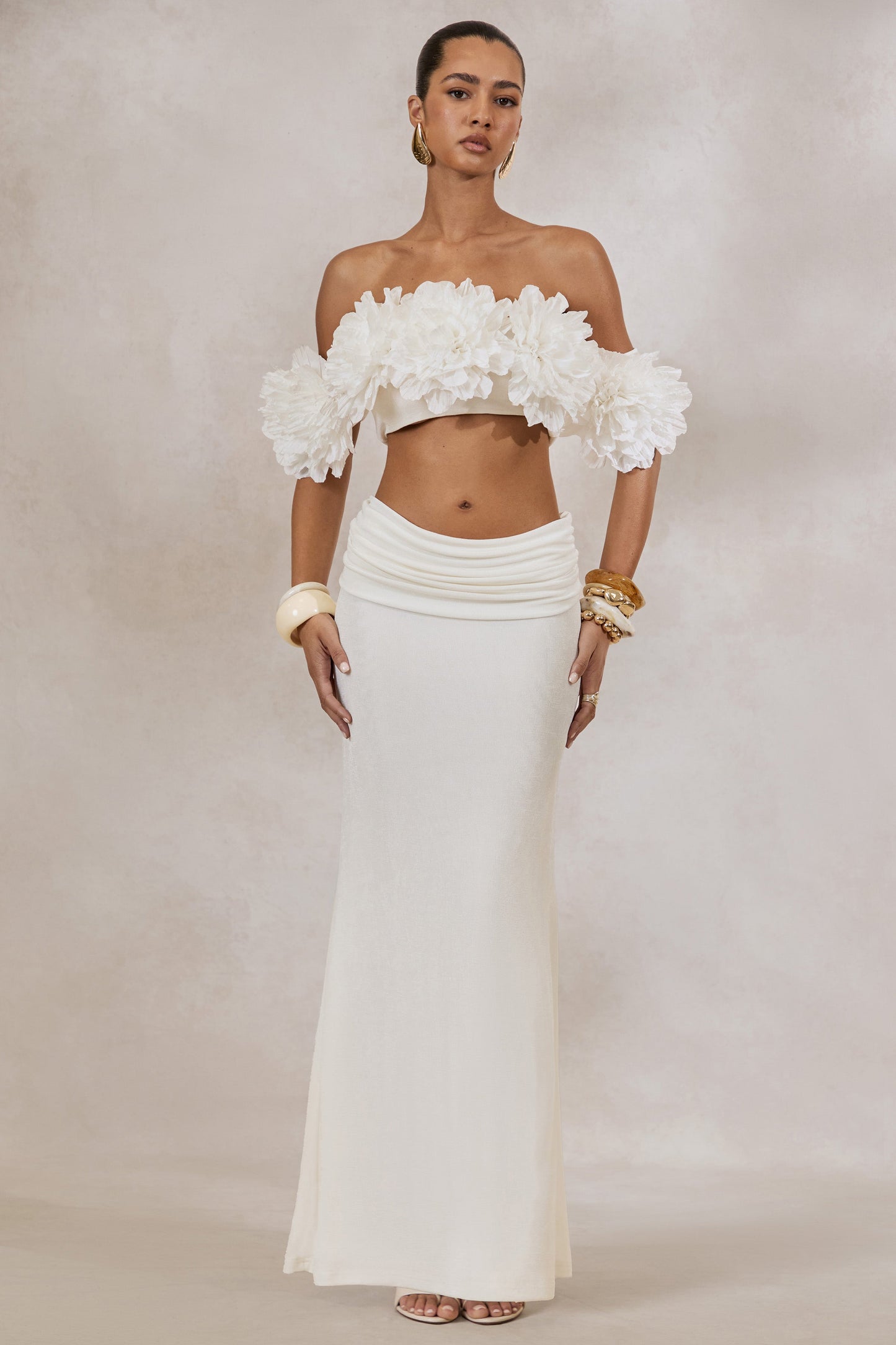 Arwenne | White Maxi Skirt