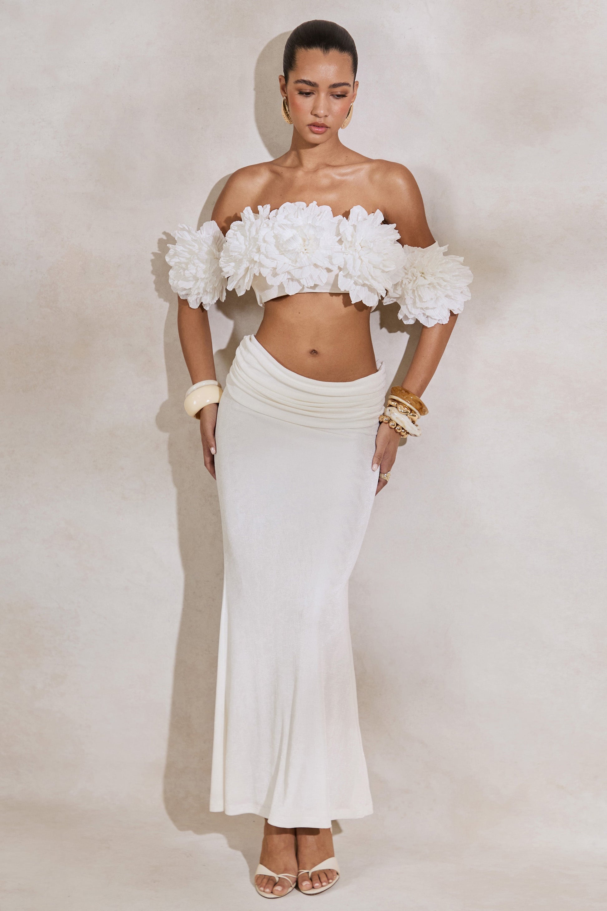 Arwenne | White Maxi Skirt