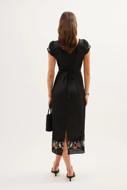 Carey  -  Orchard Embroidery Black