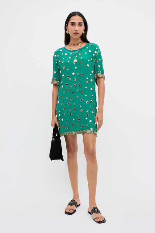 Cruz - Lume Embellishment Dark Green