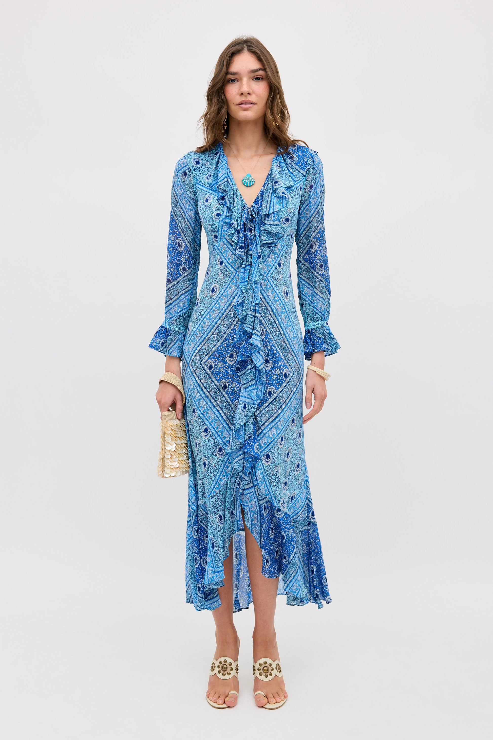 Gracye - Boho Scarf Blue