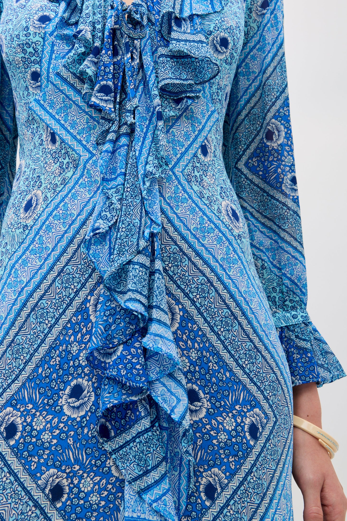 Gracye - Boho Scarf Blue