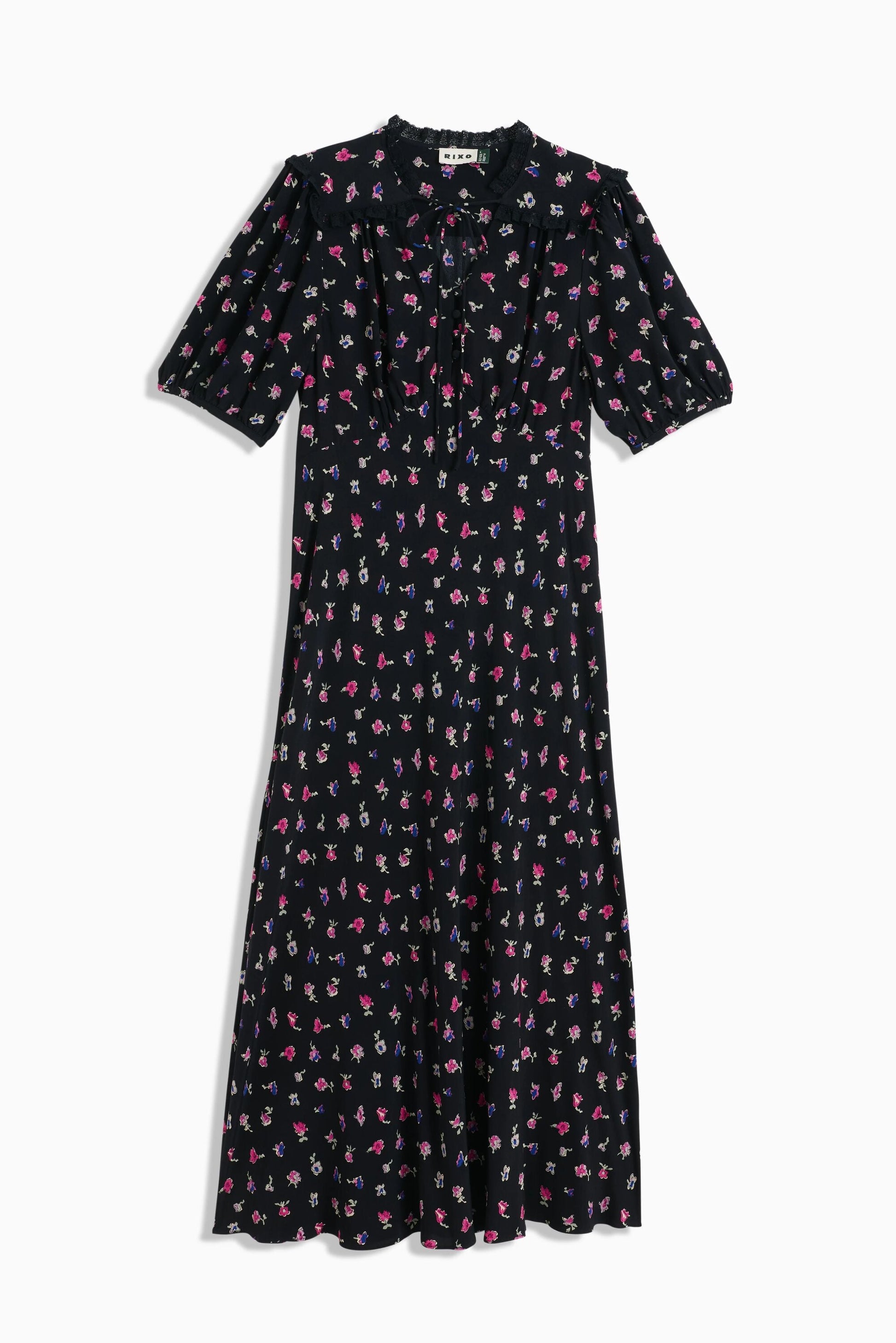 Gwen  -  French Ditsy Black