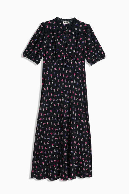 Gwen  -  French Ditsy Black