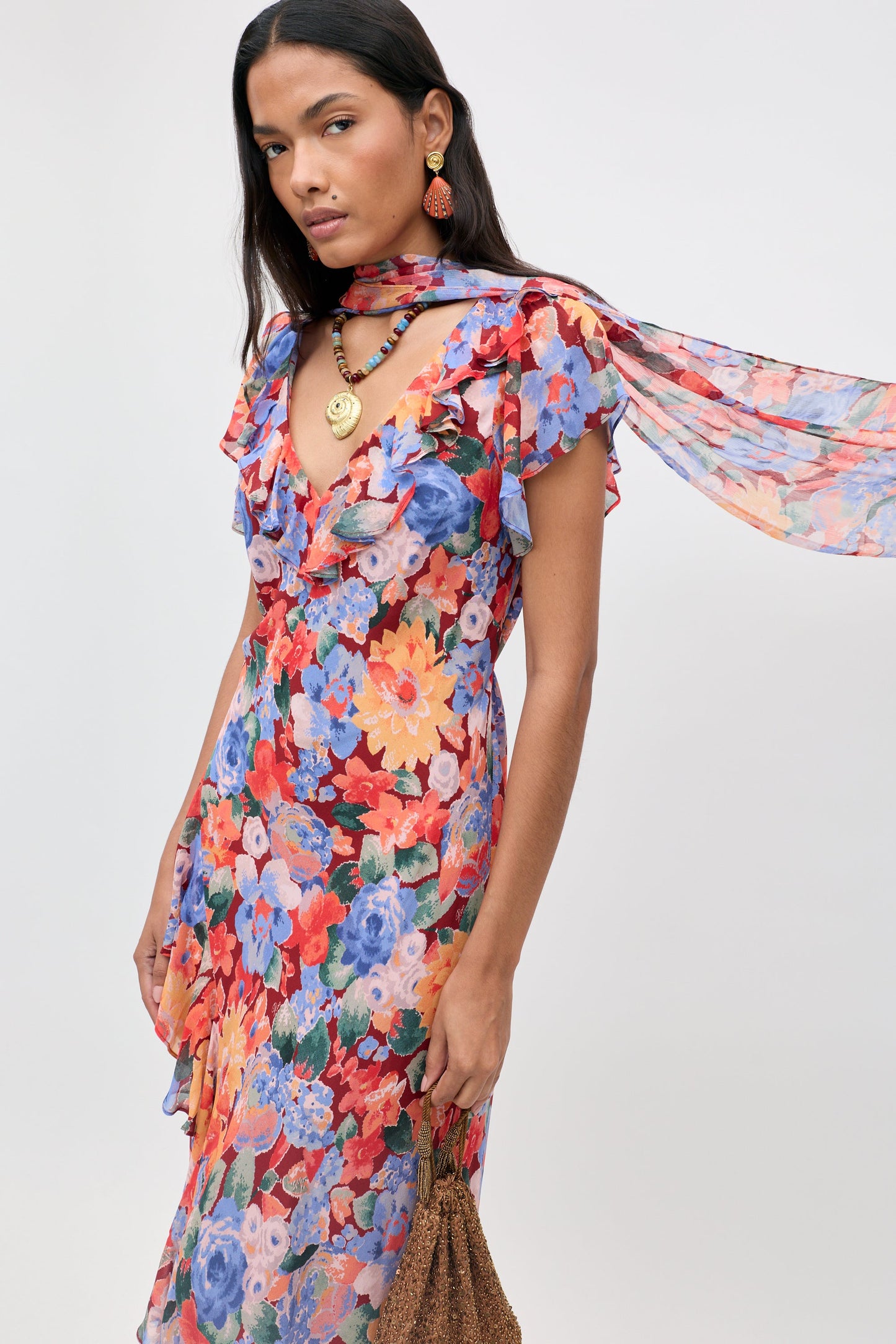 Julien - Chelsea Floral Red