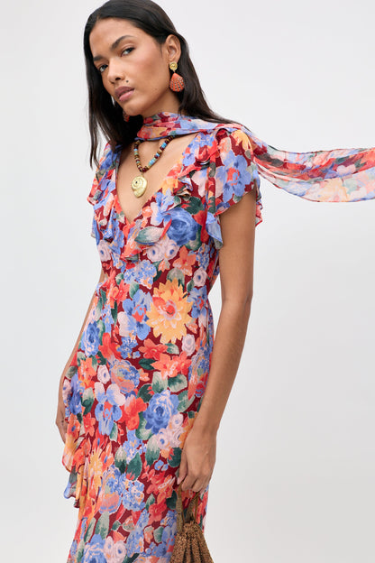 Julien - Chelsea Floral Red