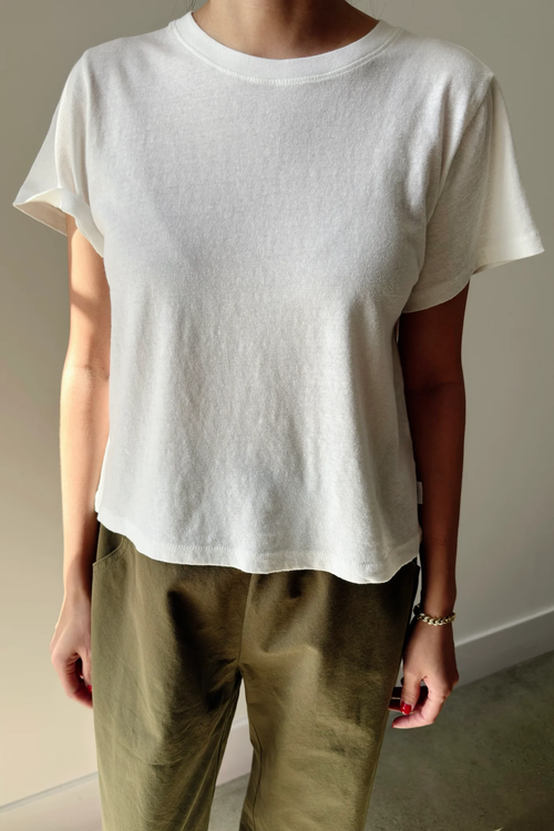 Le Bon Shoppe Airy Darling Tee - Vintage White