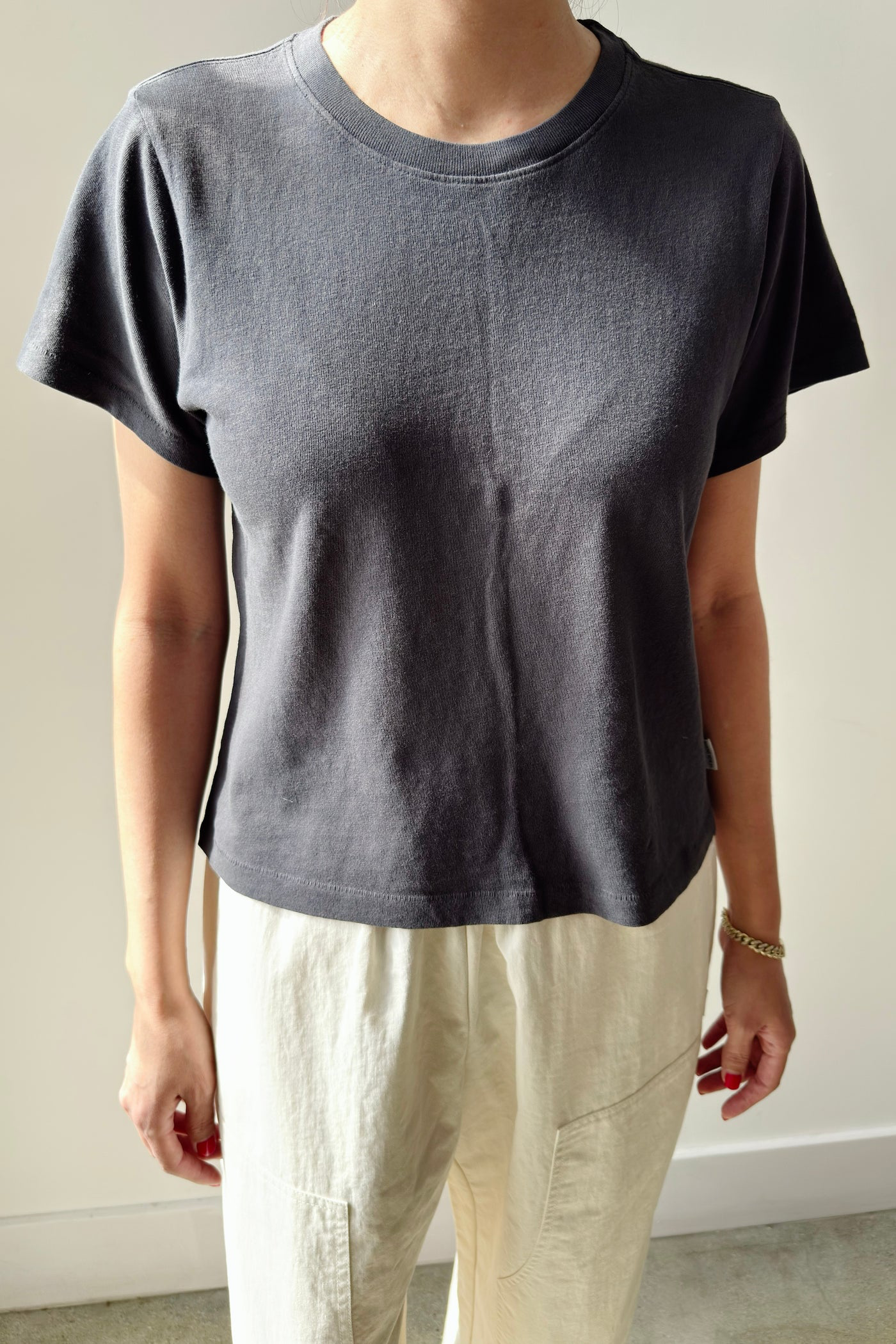 Le Bon Shoppe Airy Darling Tee - Carbon