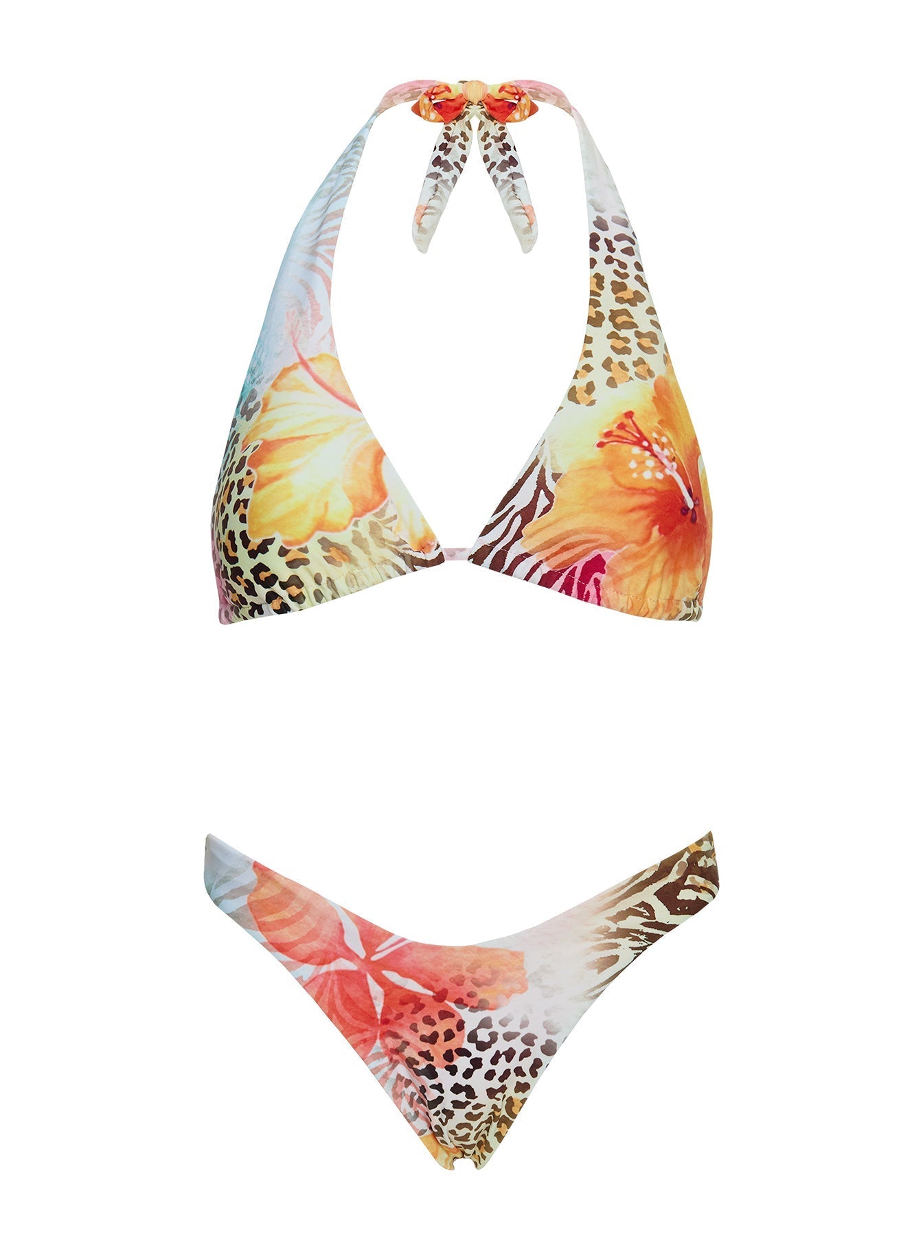 Calbira Cheeky Bikini Bottoms Animal Floral
