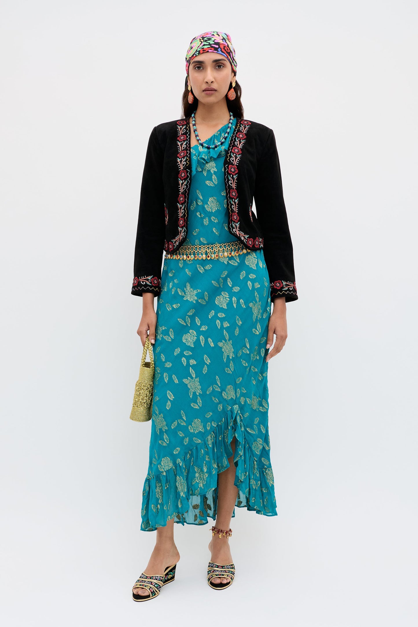 Oliwia - Roselle Embellishment Black