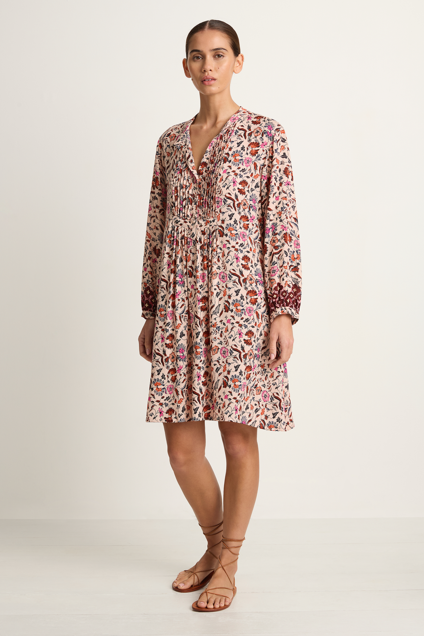Natalie Martin Sammie Short Dress - Wildflower Spice