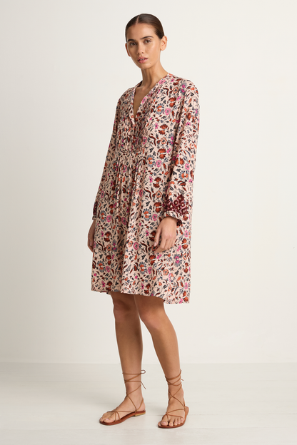 Natalie Martin Sammie Short Dress - Wildflower Spice