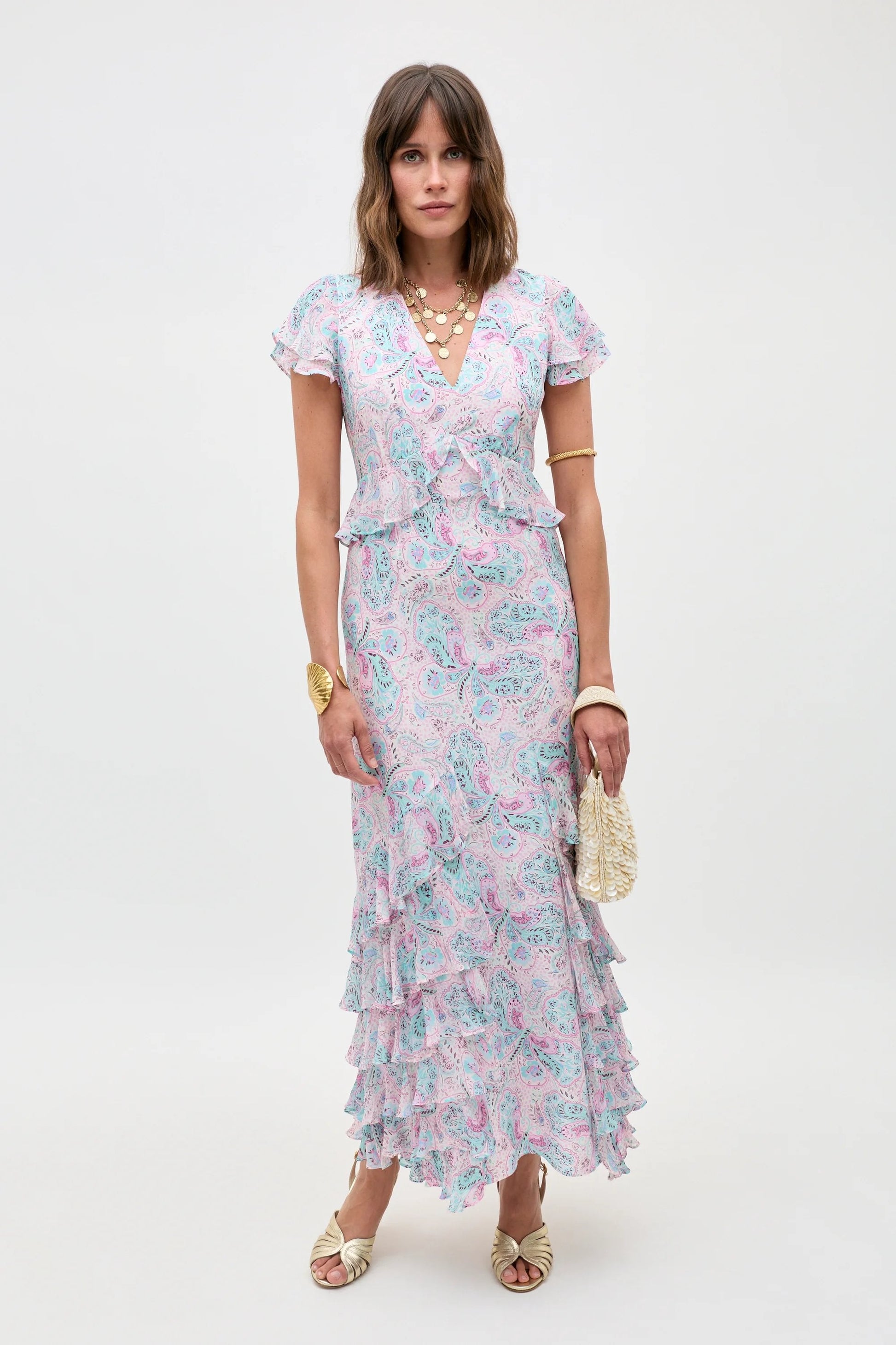 Thanvi - Butterfly Paisley Cream