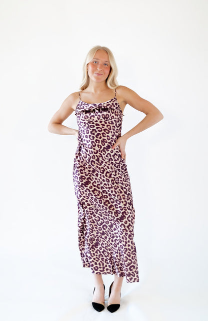 Jazmin Leopard Print Maxi Dress