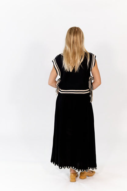 Silone Embroidered Eyelet Skirt