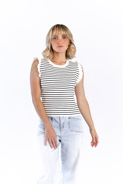 Adrianne Striped Tank