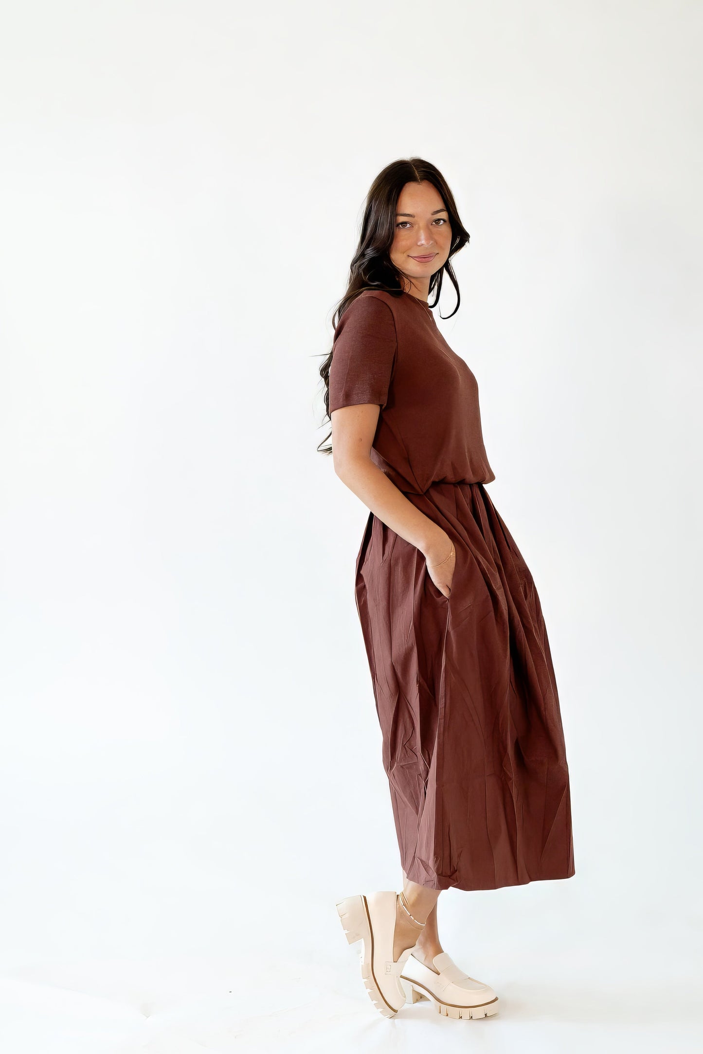 Finley Mixed Media Dress