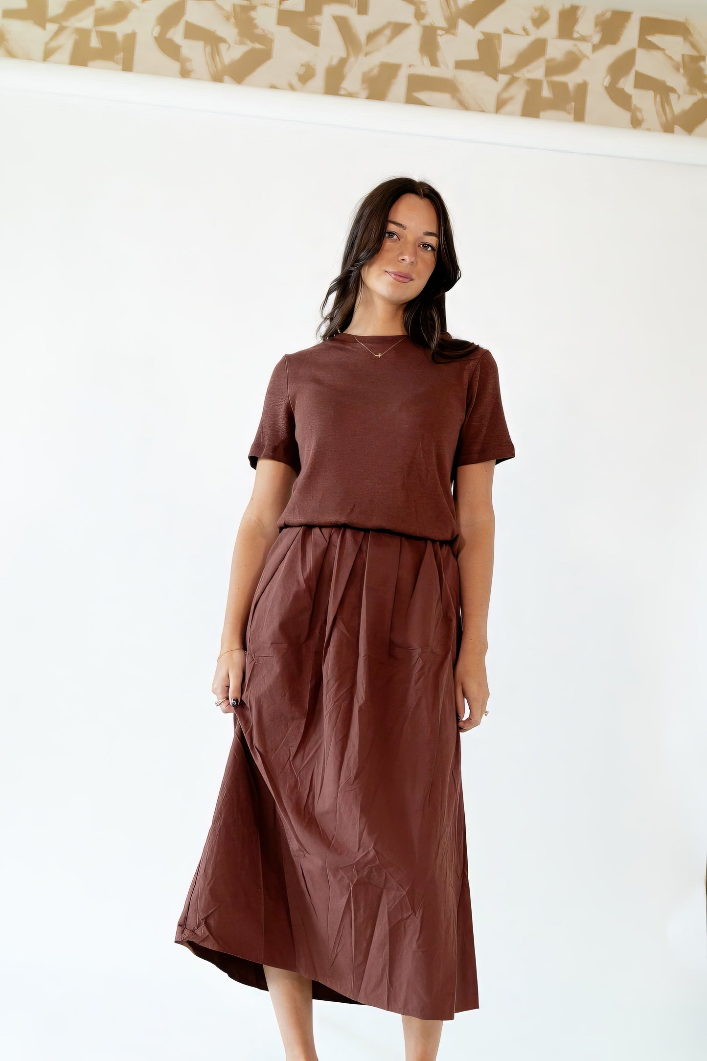 Finley Mixed Media Dress