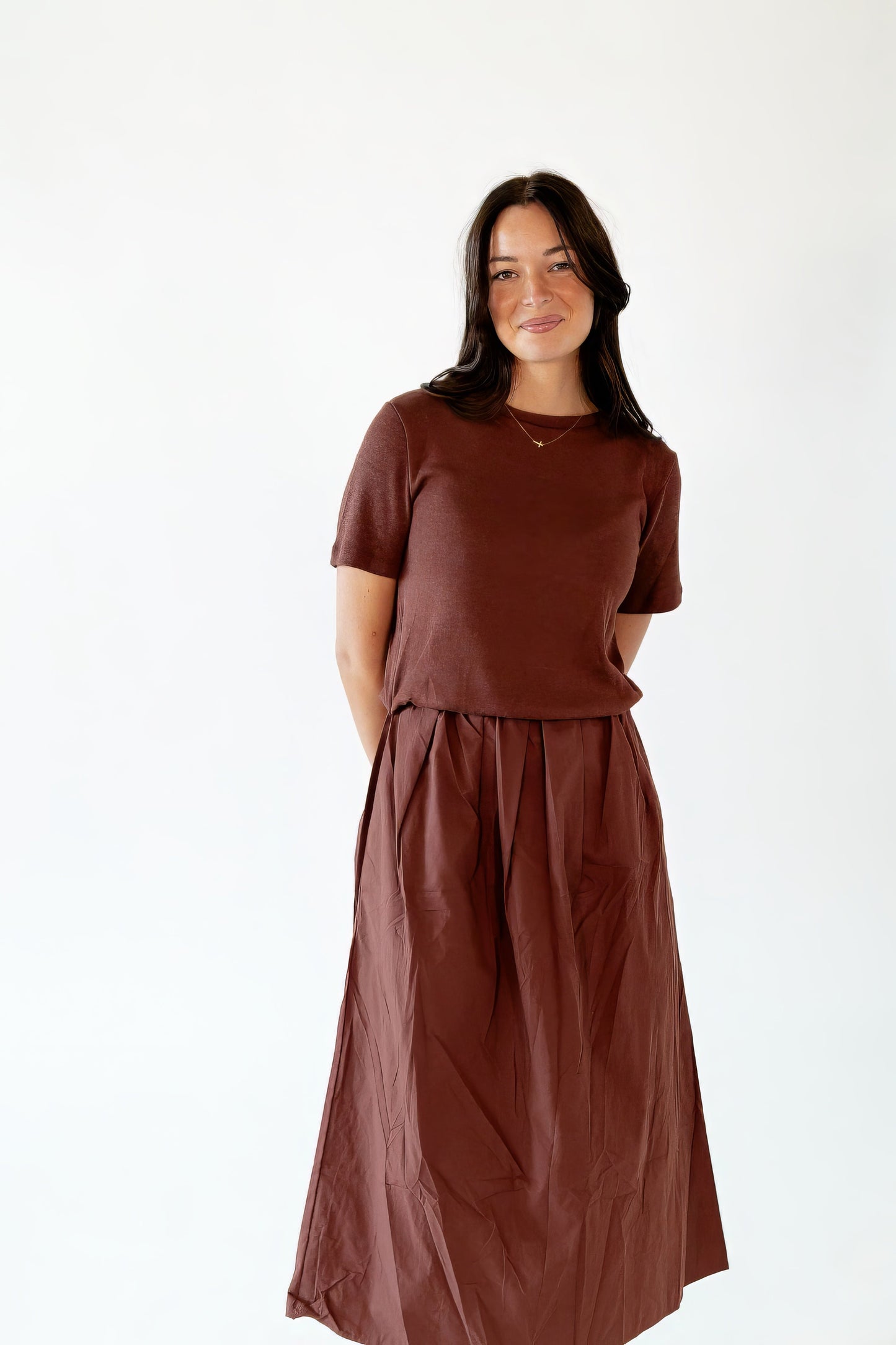 Finley Mixed Media Dress