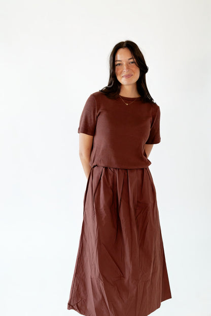 Finley Mixed Media Dress